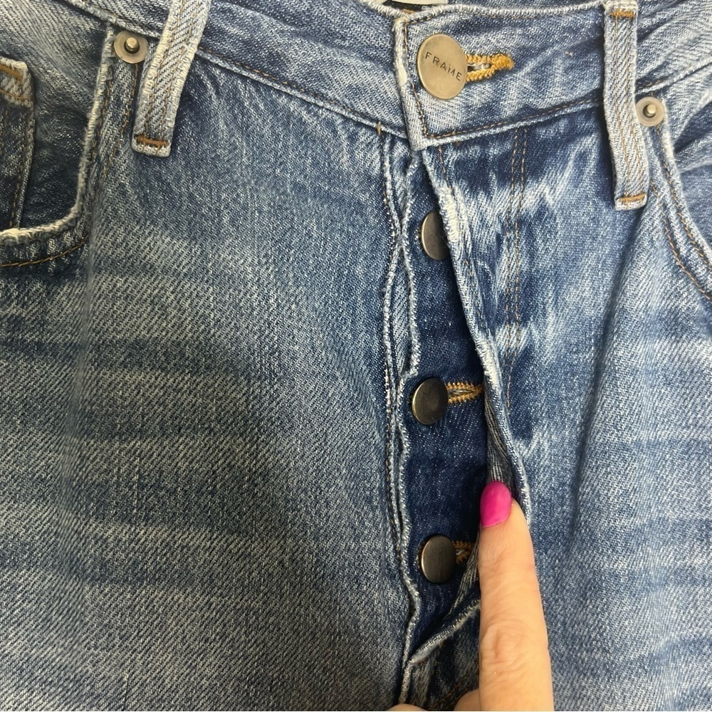 FRAME Le Original Button Fly Jeans - Picture 3 of 8